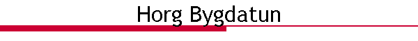 Horg Bygdatun