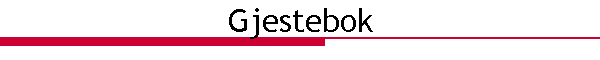 Gjestebok